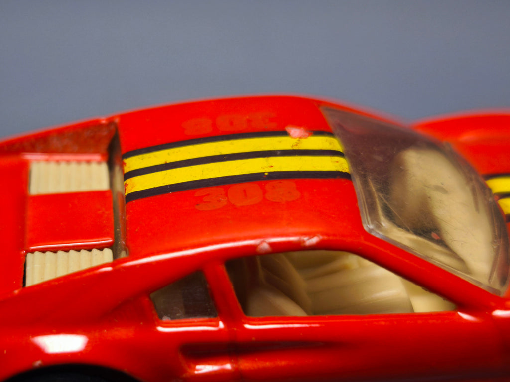 Hot Wheels 1989 color racers Ferrari 308 racebait  (A30)