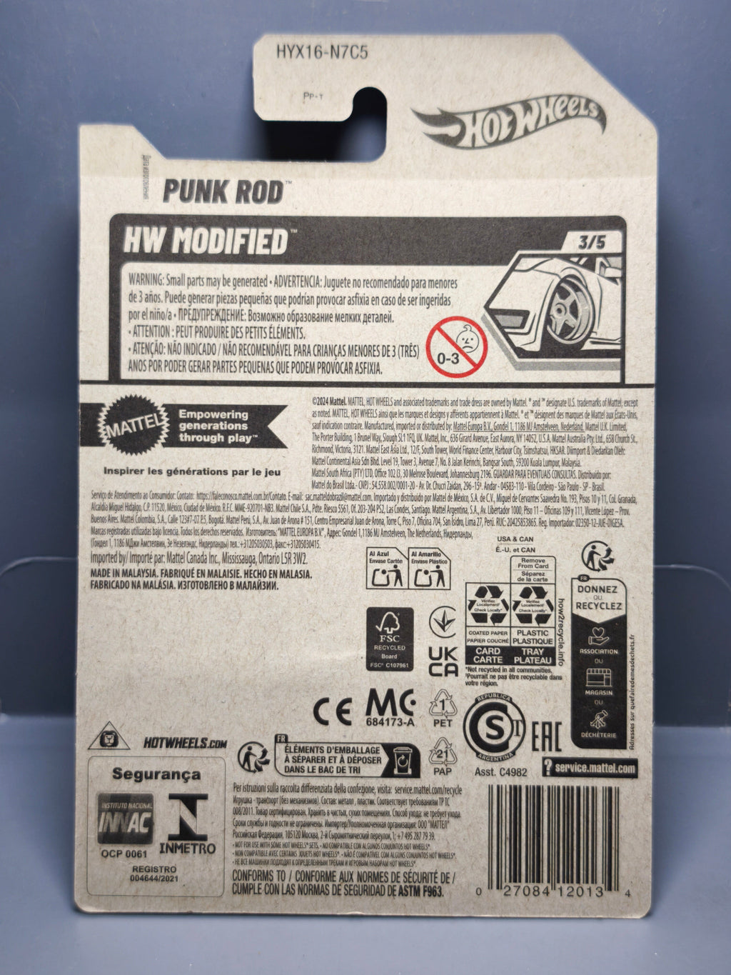 Hot Wheels Punk Rod Netflix Let's Race 2025-071 (NP09)