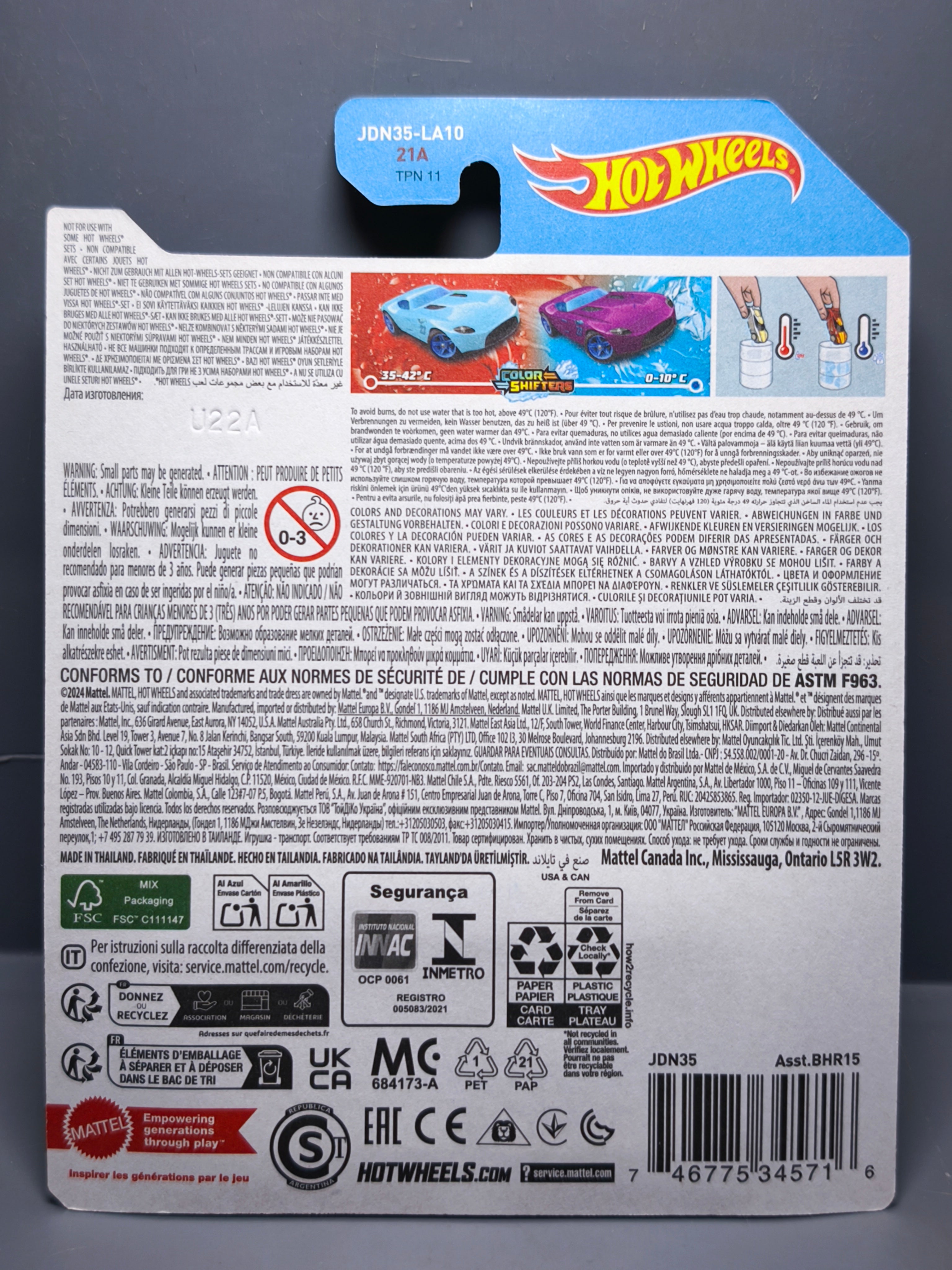 Hot Wheels color shifters Fast Felion (NG08)