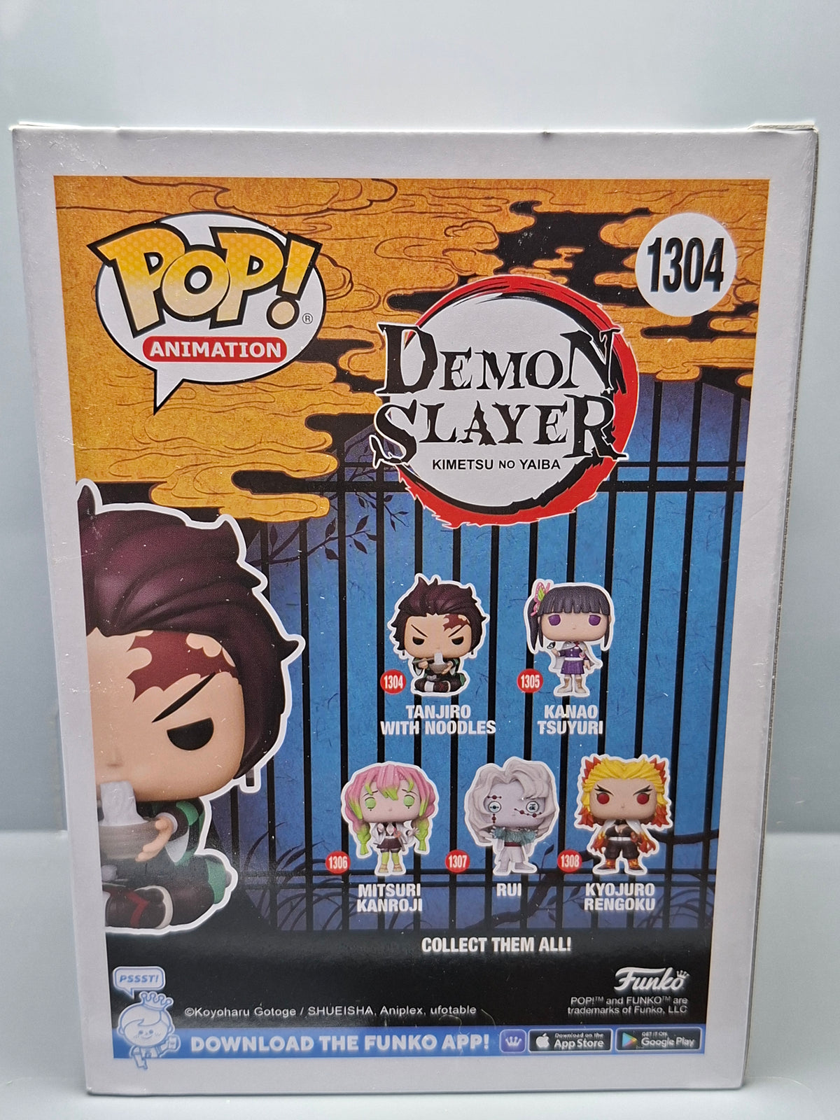 Funko Pop! Demon Slayer Animation N° 1304 Tanjiro avec nouilles (F01)