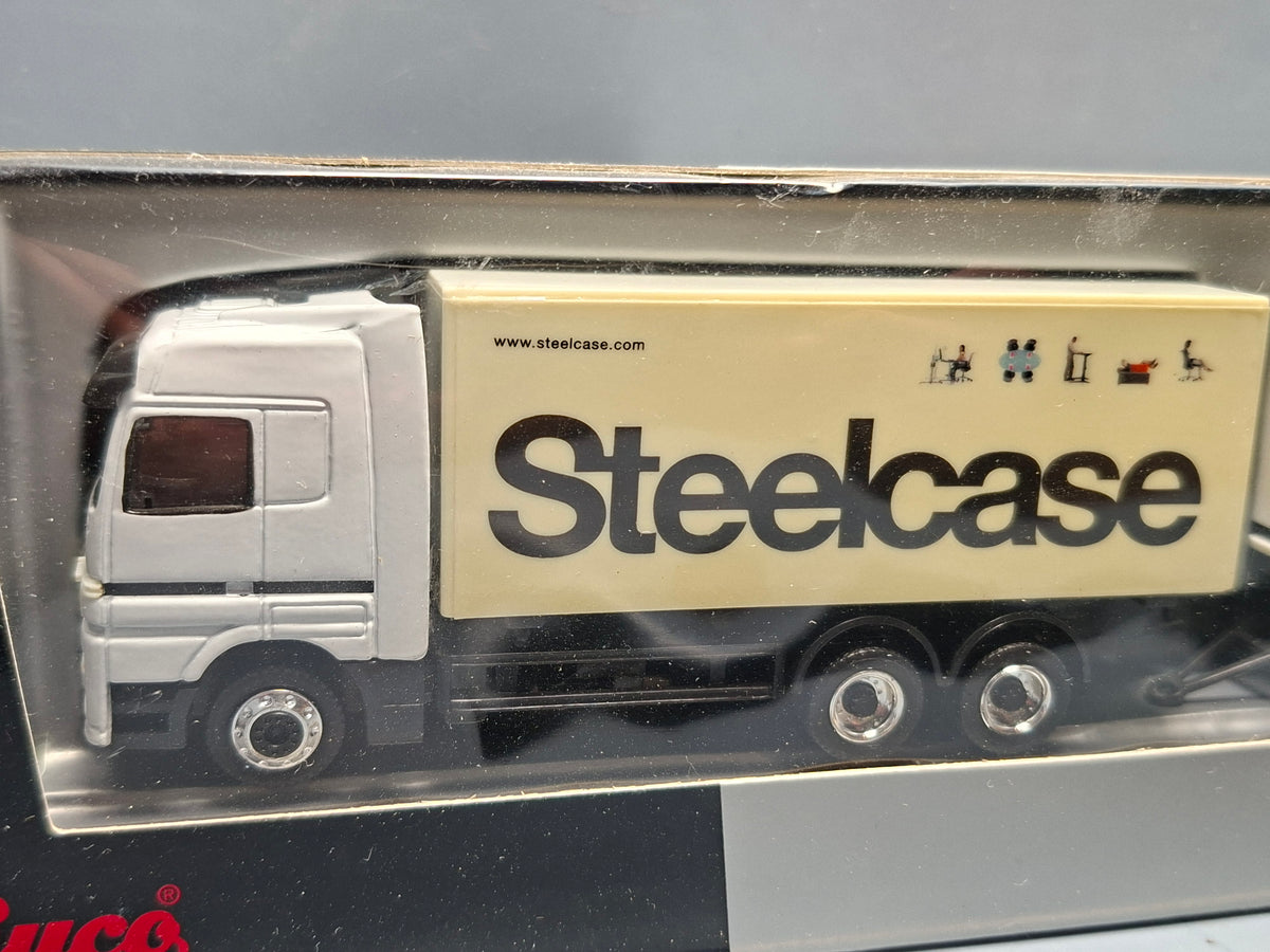 Schuco 1/87 Distribué par steelcase aux clients Mercedes-Benz actros   (CT10)