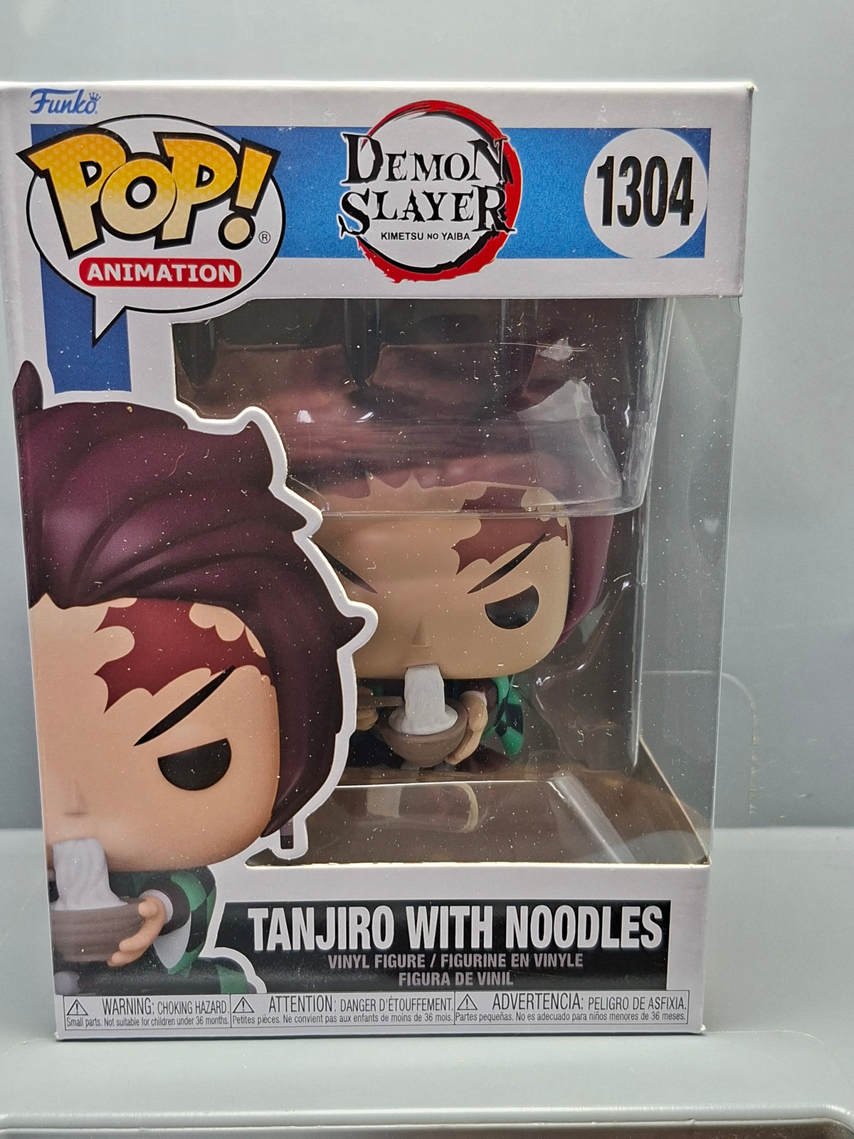 Funko Pop! Demon Slayer Animation N° 1304 Tanjiro avec nouilles (F01)
