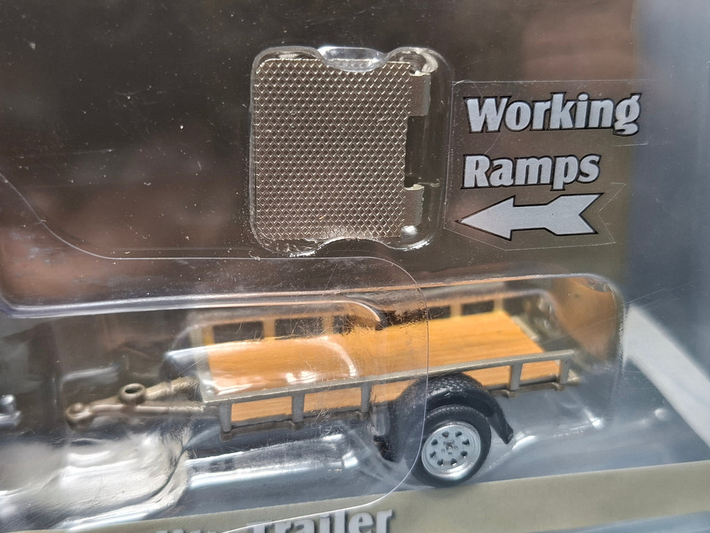 Greenlight Hitch & tow 2019 ram promaster 2500 & utility trailer   (CT01)
