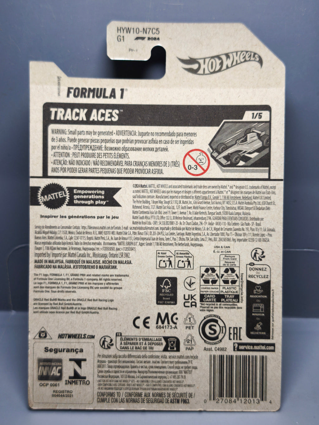 Hot Wheels Oracle Red Bull racing formula 1 2025-059 (NP09)
