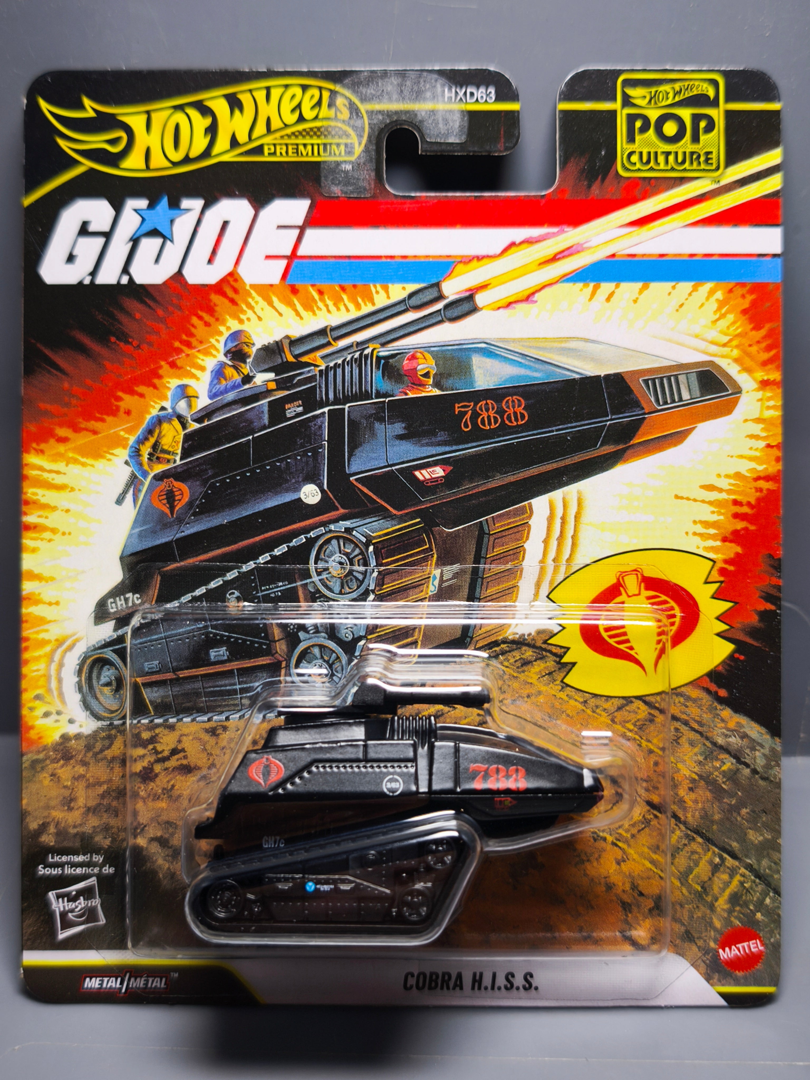 Hot Wheels 2026 Pop Culture G.I.JOE Cobra H.I.S.S. (NG06)