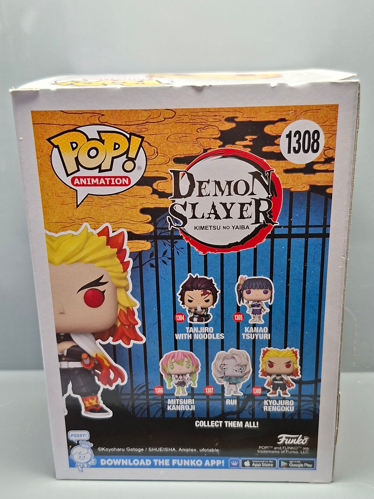 Funko Pop! DEMON SLAYER Animation N° 1308 Rengoku (F01)