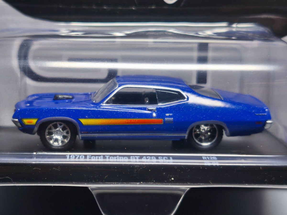 M2 Machines 2025 auto drivers R126 1970 Ford Torino GT 429 SCJ (NG06)