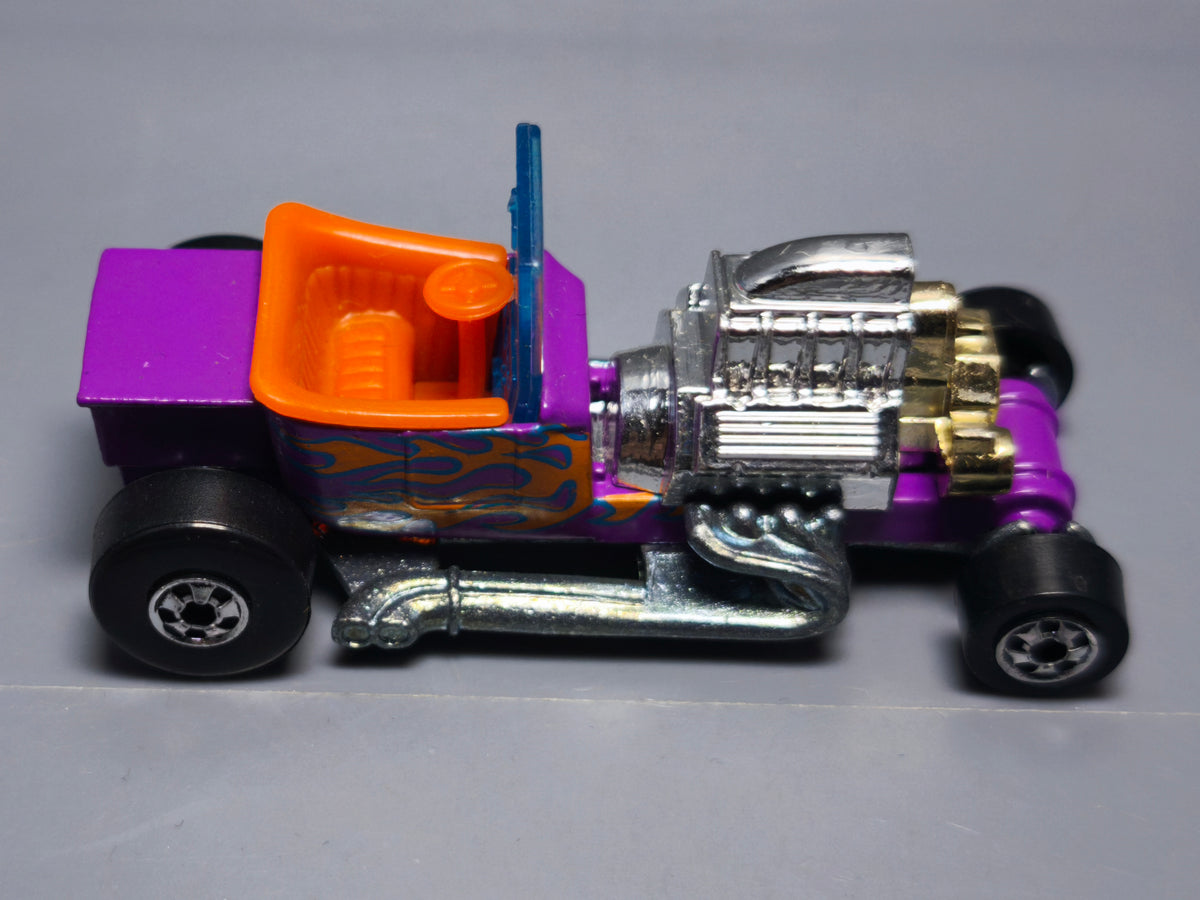 Hot Wheels 1991 Park'n plates  T-bucket version tampo et intérieur orange  (A30)